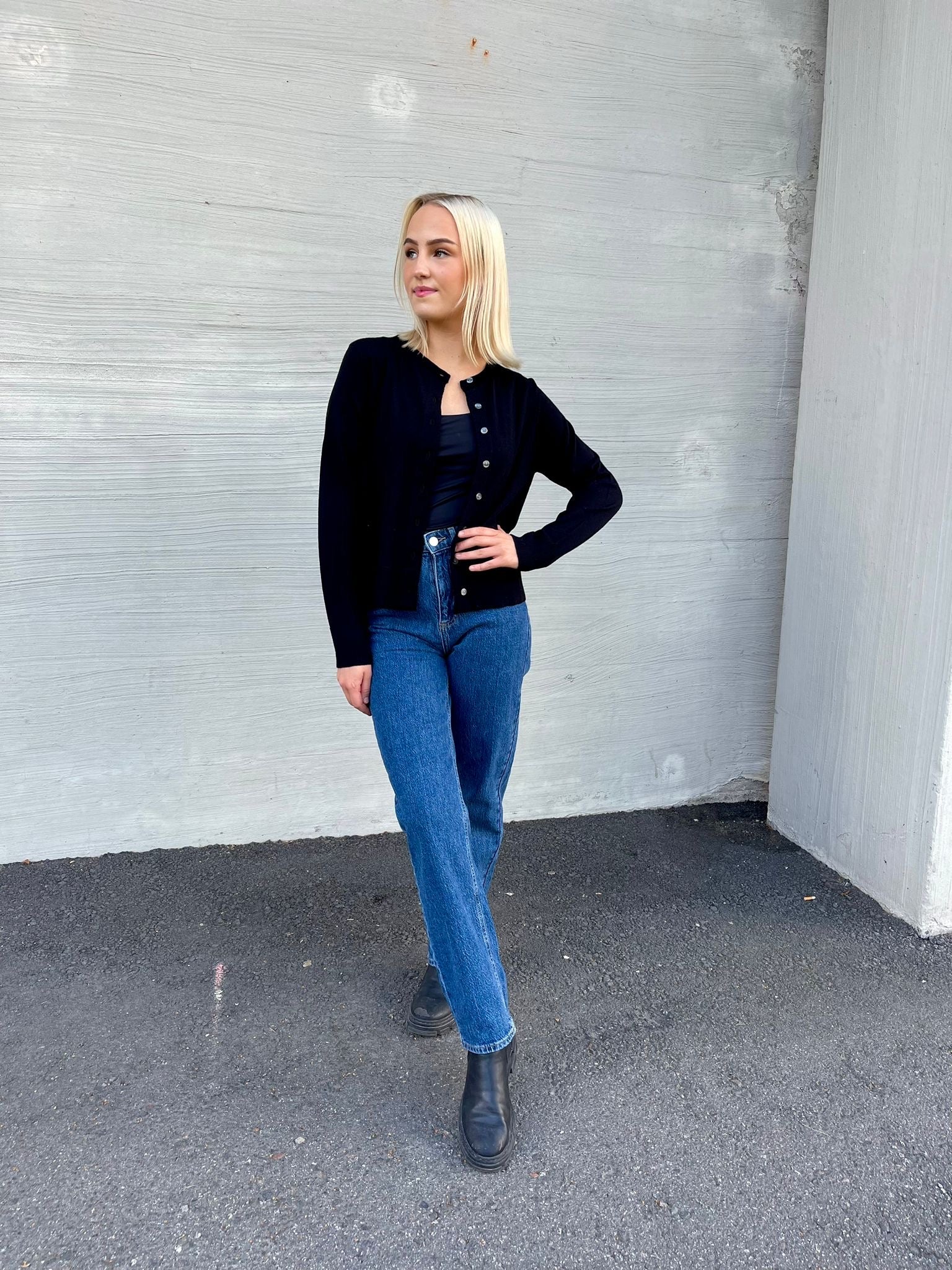 SLFTHEA Knit Cardigan - Black